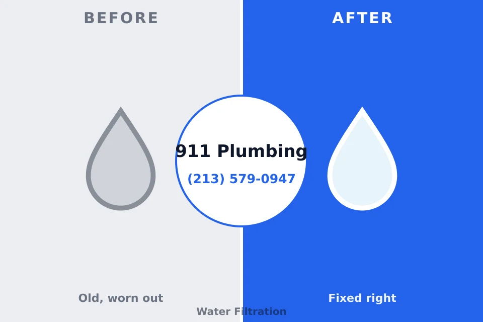 Before and after: plumbing repair New Port Richey, FL